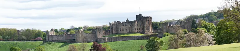 Alnwick Castle: Alnwick Castle, Northumberland, UK - home of Harry Potter movies