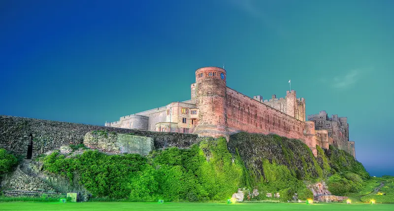 Bamburgh Castle: Bamburgh Castle .mw-parser-output .messagebox{margin:4px 0;width:auto;border-collapse:collapse;border:2px solid var(--border-color-progressive,#6485d1);background-