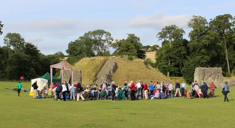 Berkhamsted Castle: An Audience at Berkhamsted Castle