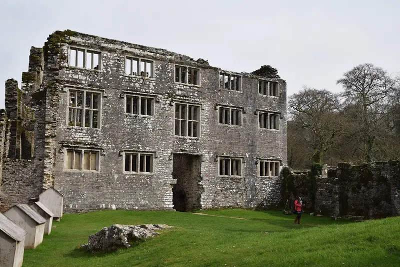 Berry Pomeroy Castle: Berry Pomeroy Castle, 11 March 2017. Built late 15th Century by the de la Pomeroy family (who came over with the Norman Invasion and had become Lords of the M