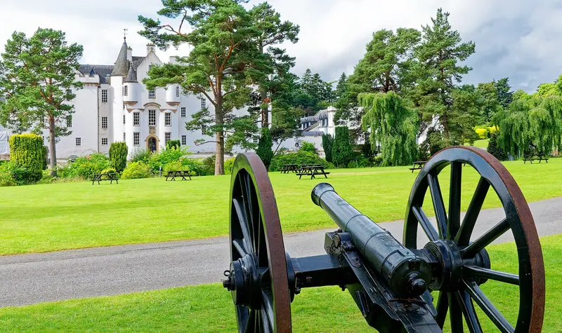 Blair Castle, Blair Atholl: Blair Castle the seat of the Atholl family.