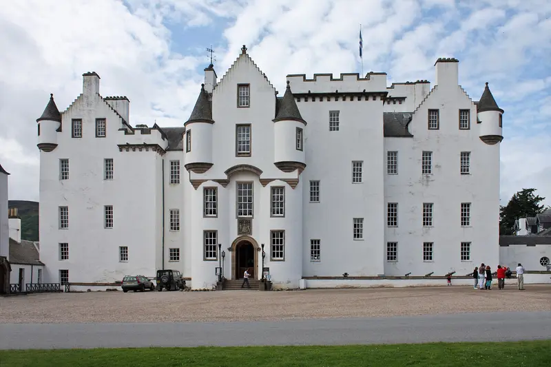 Blair Castle, Blair Atholl: Blair Castle , in Scotland.
