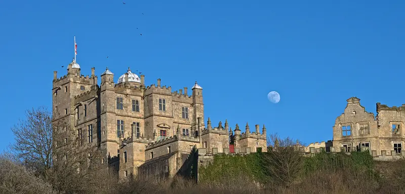 Bolsover Castle: Bolsover Castle: eleventh century motte and bailey castle, twelfth century tower keep castle and seventeenth century country hou .mw-parser-output .messagebox{marg