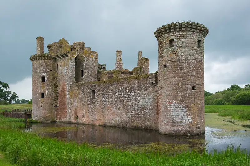 Caerlaverock Castle: This is a photo of scheduled monument number