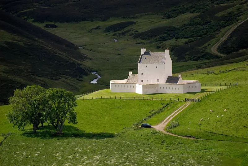 Corgarff Castle: Corgarff Castle taken from the Lecht Road