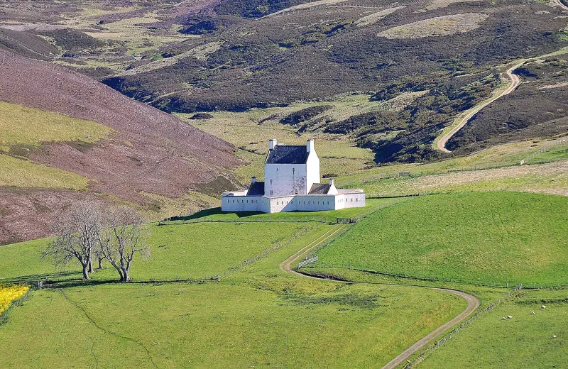 Corgarff Castle: Corgarff Castle is a mid-16th century tower house, in the Scottish Highlands, extensively adapted as a garrison post after the 1745 uprising. The wall round the ca