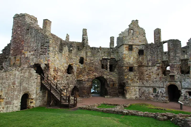 Dirleton Castle: 2012 Feb, Tyninghame Beach