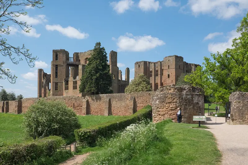Kenilworth Castle: The ruins of Kenilworth Castle . This is a Grade I listed building in England.