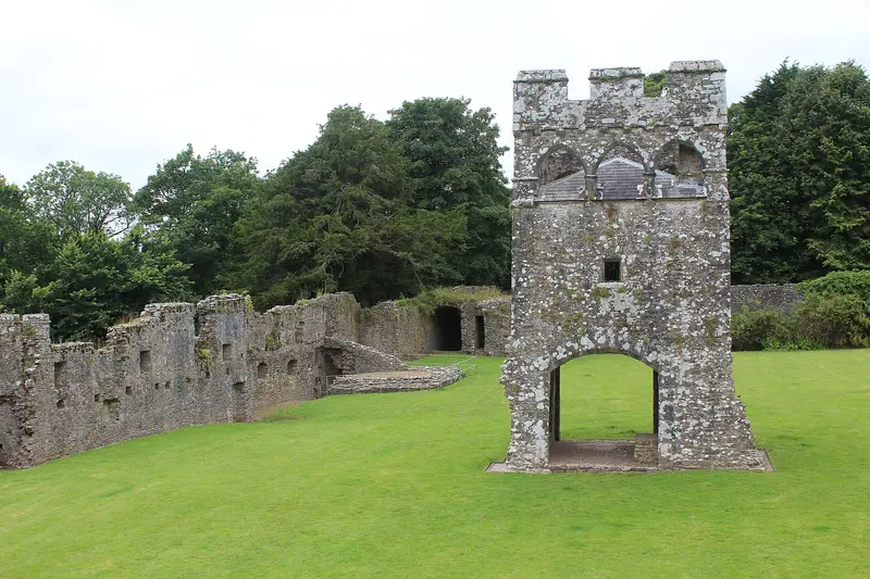 Lamphey Bishop's Palace: Inner ward gatehouse, Lamphey Bishop's Palace