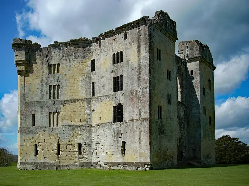 Old Wardour Castle: Old Wardour Castle, near Tisbury, Wiltshire, UK.