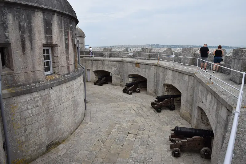 Portland Castle: Portland Castle, Isle of Portland, Dorset, 3 August 2019. Constructed by Henry VIII as an artillary fort in 1539-41 to defend against invasion by France and the Ho
