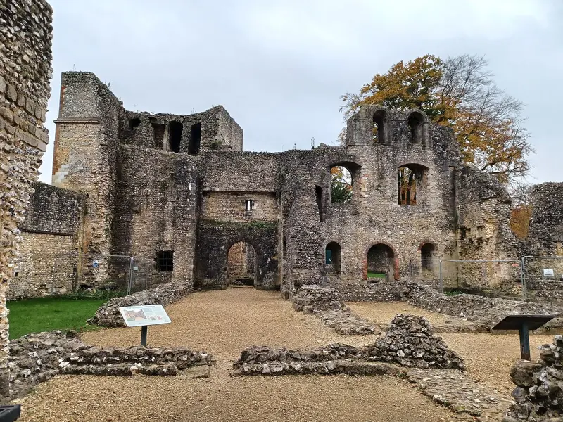 Wolvesey Castle (Old Bishop's Palace): Wolvesey Castle, the principal residence of the medieval bishops of Winchester. College Street, Winchester, Hampshire. Scheduled monument and